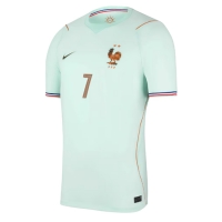 Camisa de Futebol França Ousmane Dembele #7 Equipamento Secundário Mundo 2026 Manga Curta